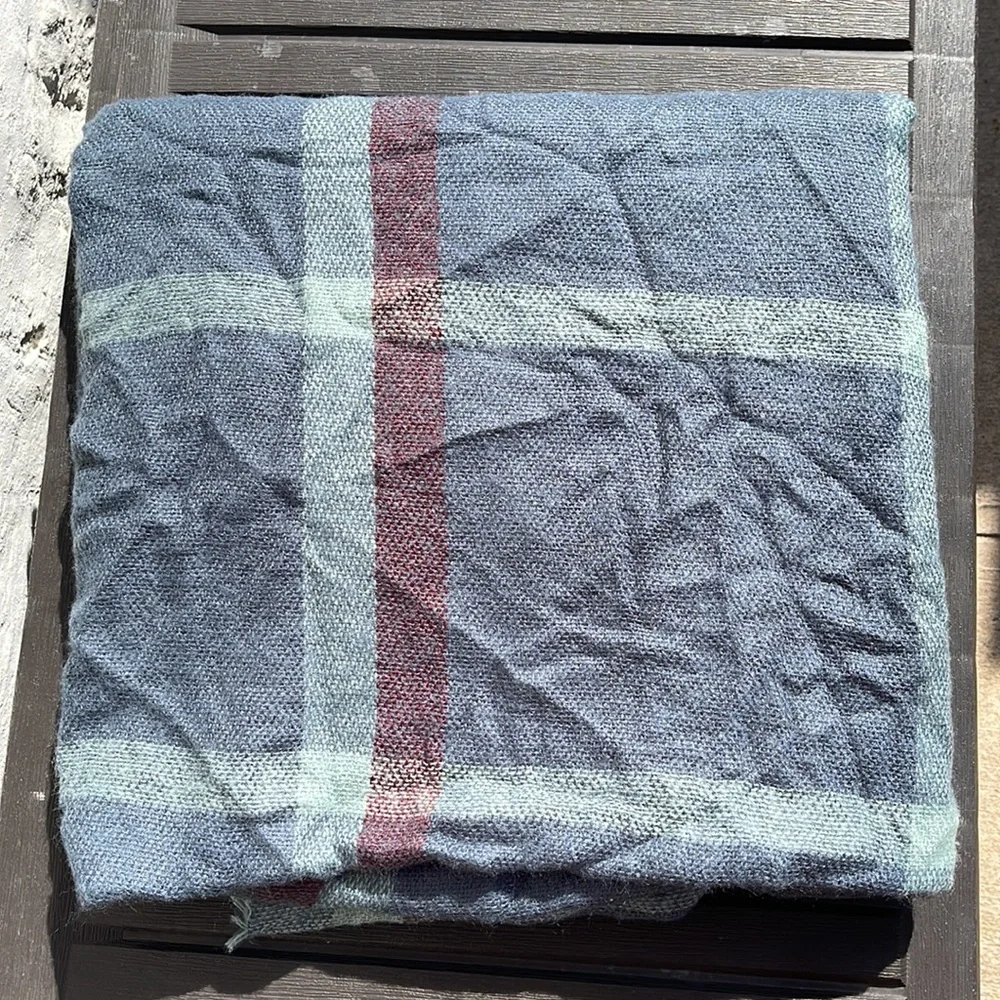 LC Lauren Conrad - Plaid Blanket Square Scarf